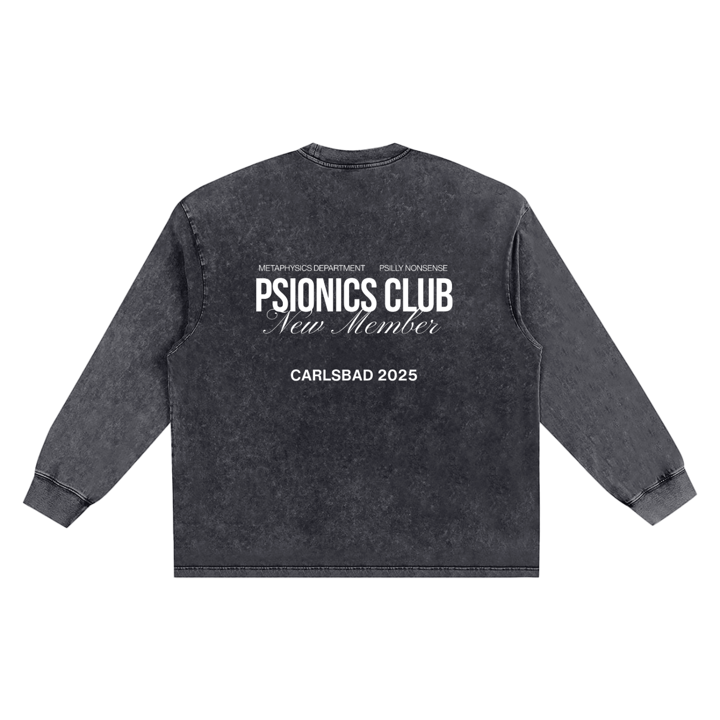 'Psionics Club' Oversize Long Sleeve