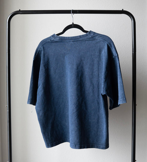 Mineral Wash Boxy Cotton T-Shirt
