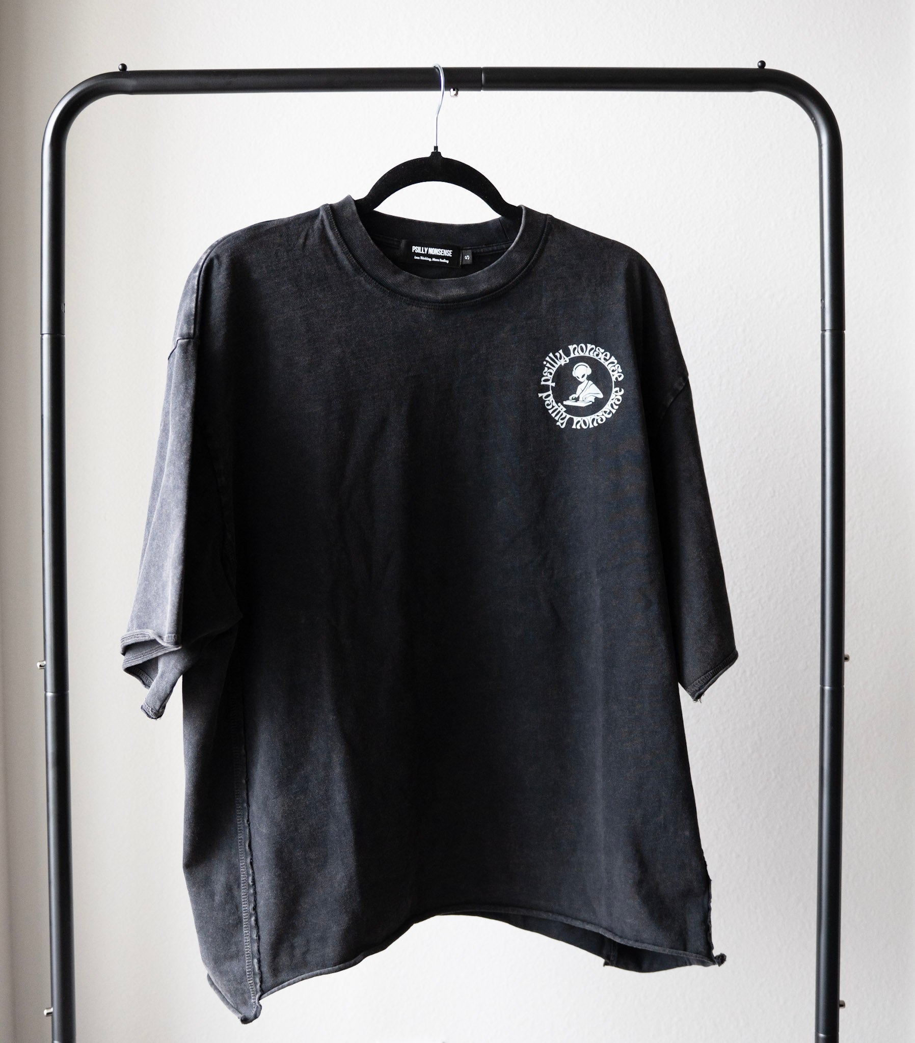 Raw Edge Snow Washed Boxy T-Shirt