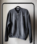 Vintage Washed Fleece Baseball Jacket