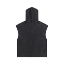 Snow Washed Boxy Hooded Tank Top