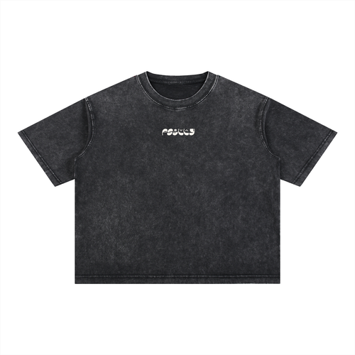 Mineral Wash Boxy Cotton T-Shirt