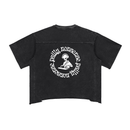 Raw Edge Snow Washed Boxy T-Shirt