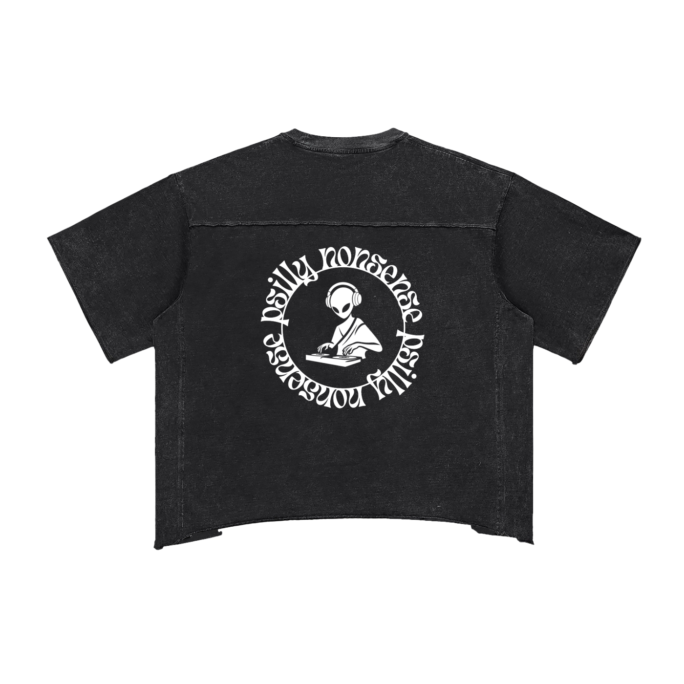 Raw Edge Snow Washed Boxy T-Shirt