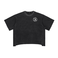 Raw Edge Snow Washed Boxy T-Shirt