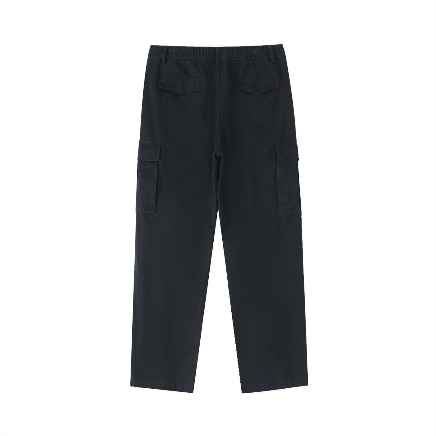 Men's Cotton Elastic-Waist Cargo Pants