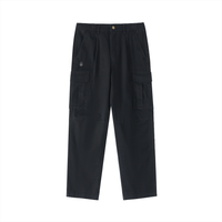 Men's Cotton Elastic-Waist Cargo Pants
