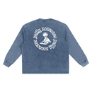 Snow Washed Oversize Long Sleeve T-shirt