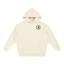 Contrast Tape Raw Edge Double Layered Hoodie