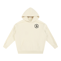 Contrast Tape Raw Edge Double Layered Hoodie