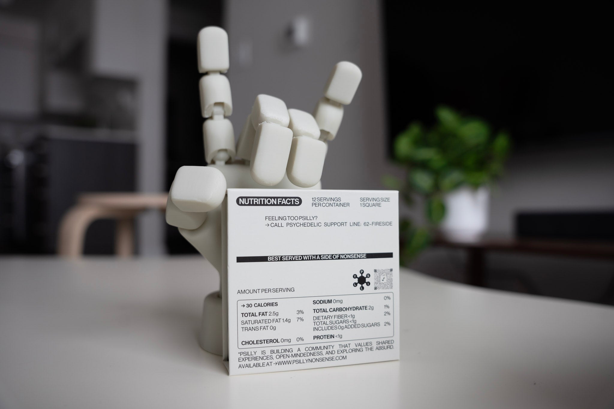 Psilly Nonsense Organic Chocolate Bar