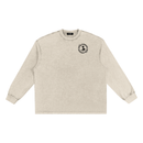 Snow Washed Oversize Long Sleeve T-shirt