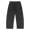 Snow Wash Drawstring Cotton Pants
