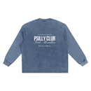 Snow Washed Oversize Long Sleeve T-shirt