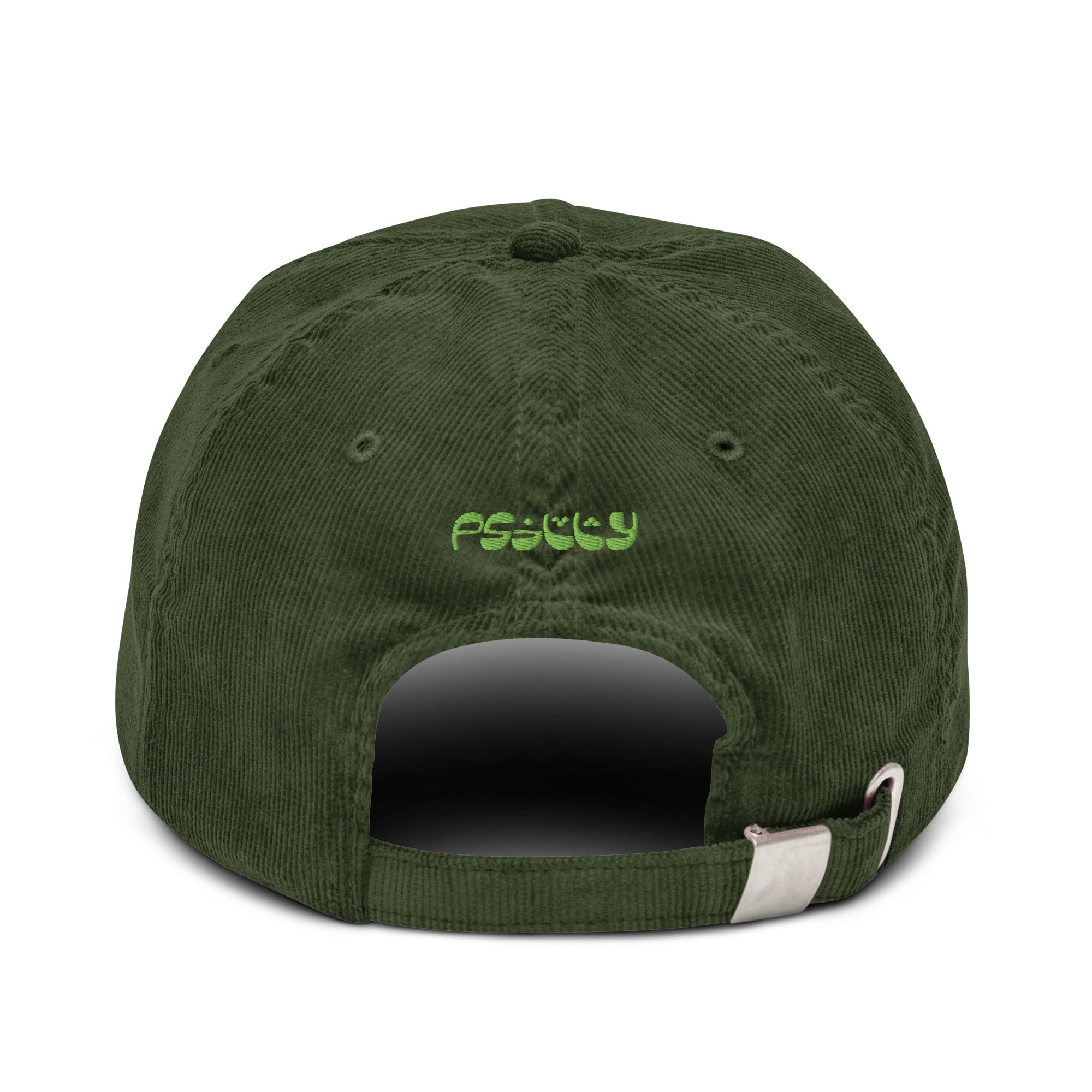 Psilly Ikon Green-on-Green Corduroy Hat