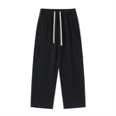 Men's Drawstring Waist Straight-Leg Cargo Pants