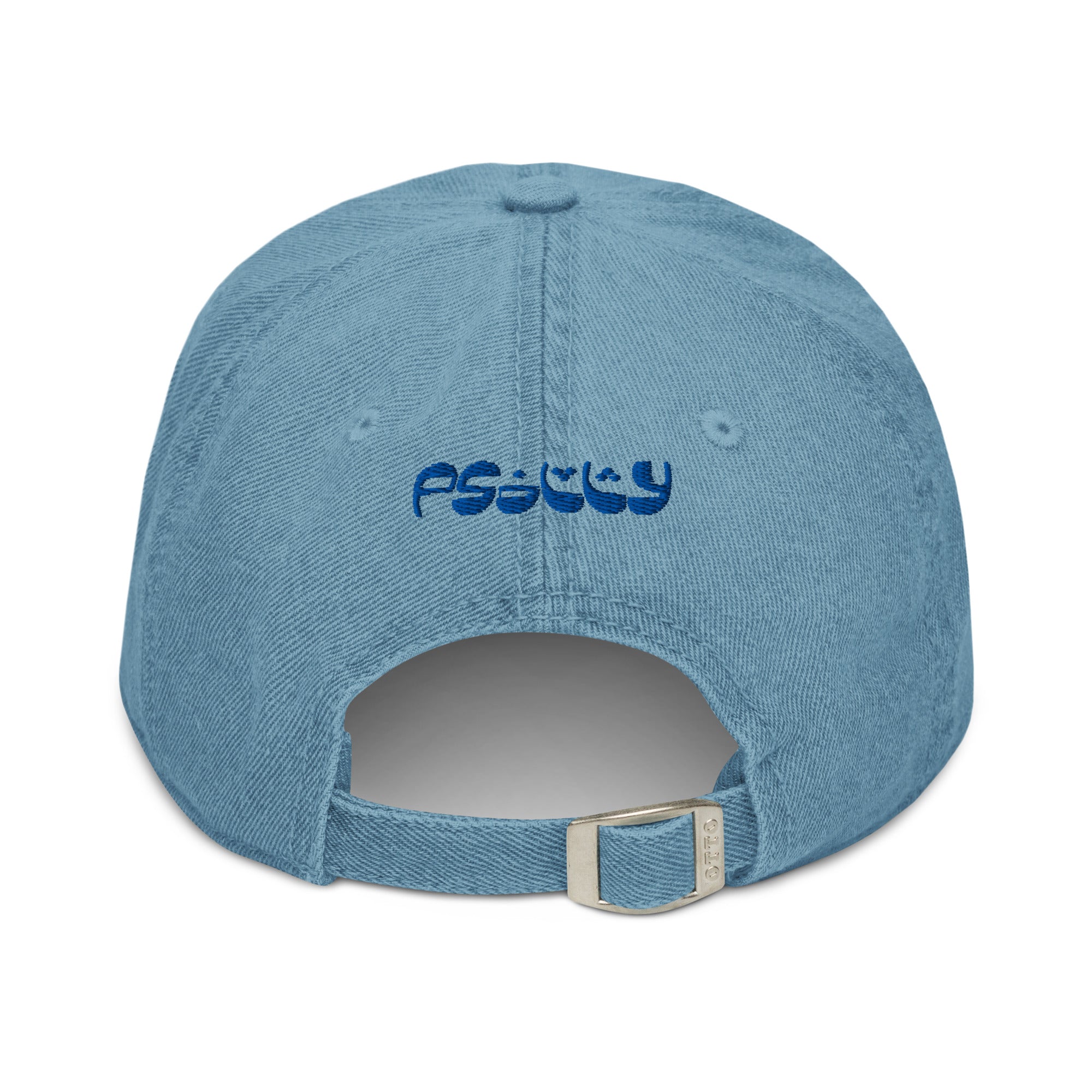 Psilly Ikon Blue-on-Blue Denim Hat