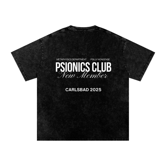 'Psionics' Acid Wash Tee