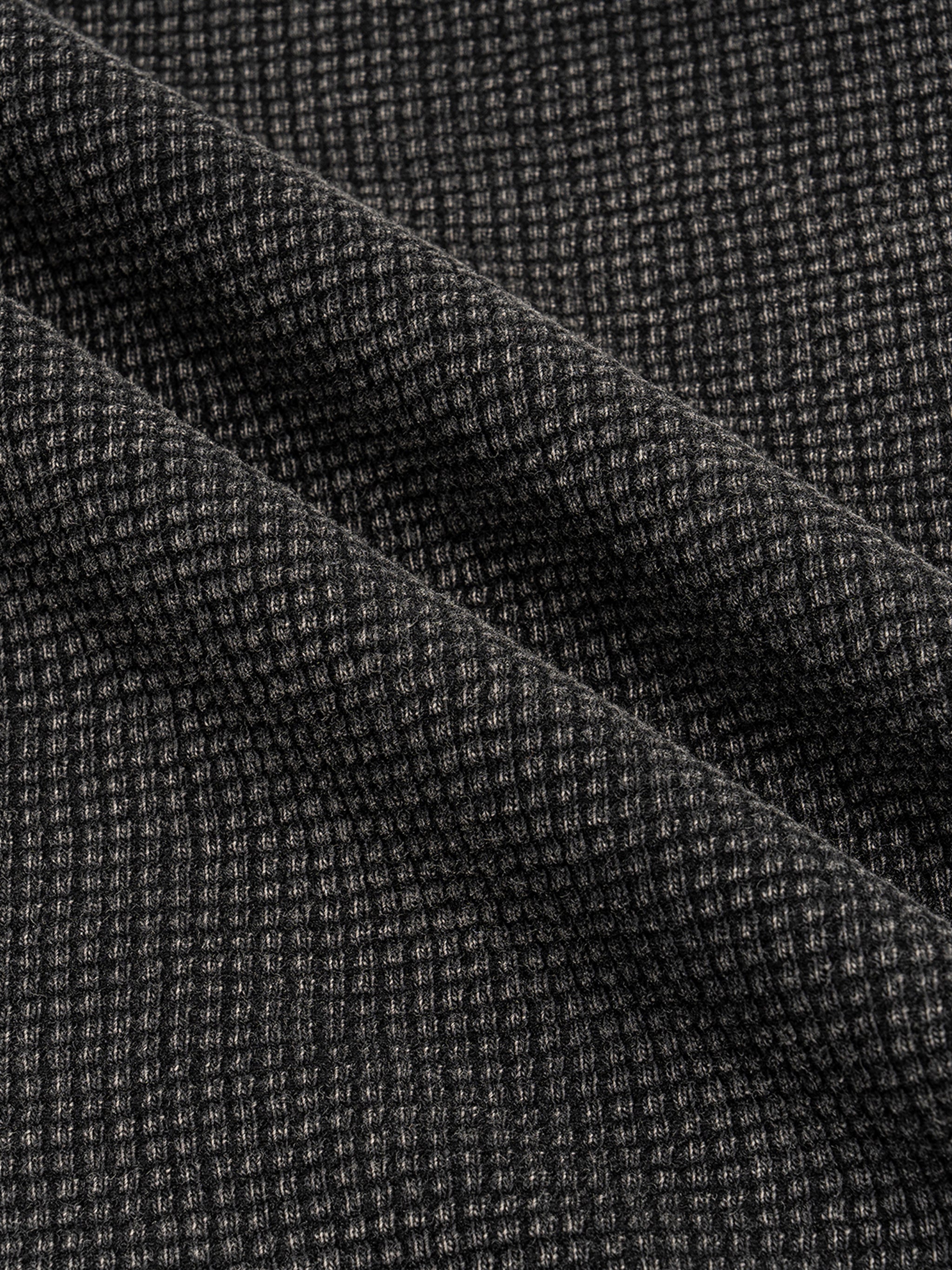 Waffle-Texture Washed Boxy T-Shirt