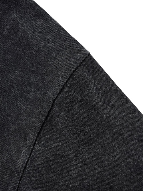 Raw Edge Snow Washed Boxy T-Shirt