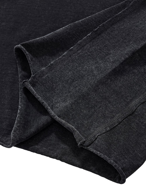 Raw Edge Snow Washed Boxy T-Shirt