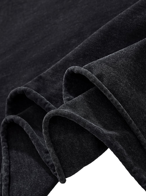 Raw Edge Snow Washed Boxy T-Shirt