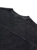 Raw Edge Snow Washed Boxy T-Shirt