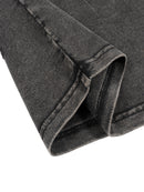 Snow Washed Boxy Hooded Tank Top