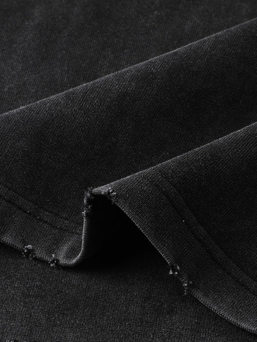 Heavyweight Vintage Washed Frayed T-Shirt