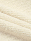 Contrast Tape Raw Edge Double Layered Hoodie